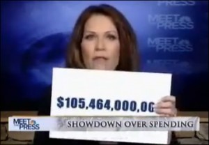 Michele Bachmann $105 Billion