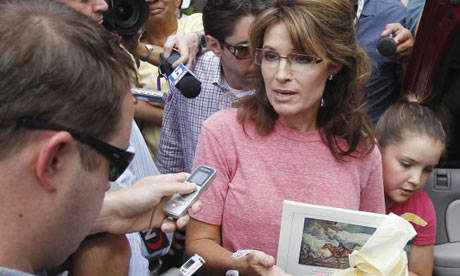 Sarah Palin With Paul Revere Booklet