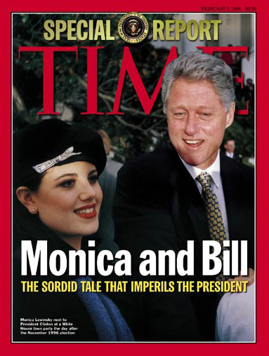 Monica and Bill CLinton