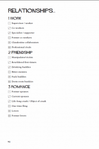 Fiasco Relationship Table