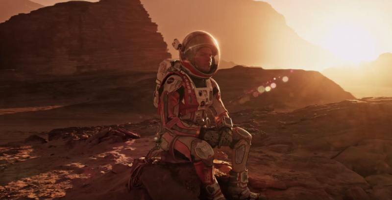 The Martian Movie Shot