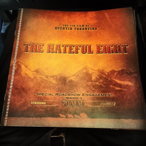 The Hateful Eight Roadshow Program